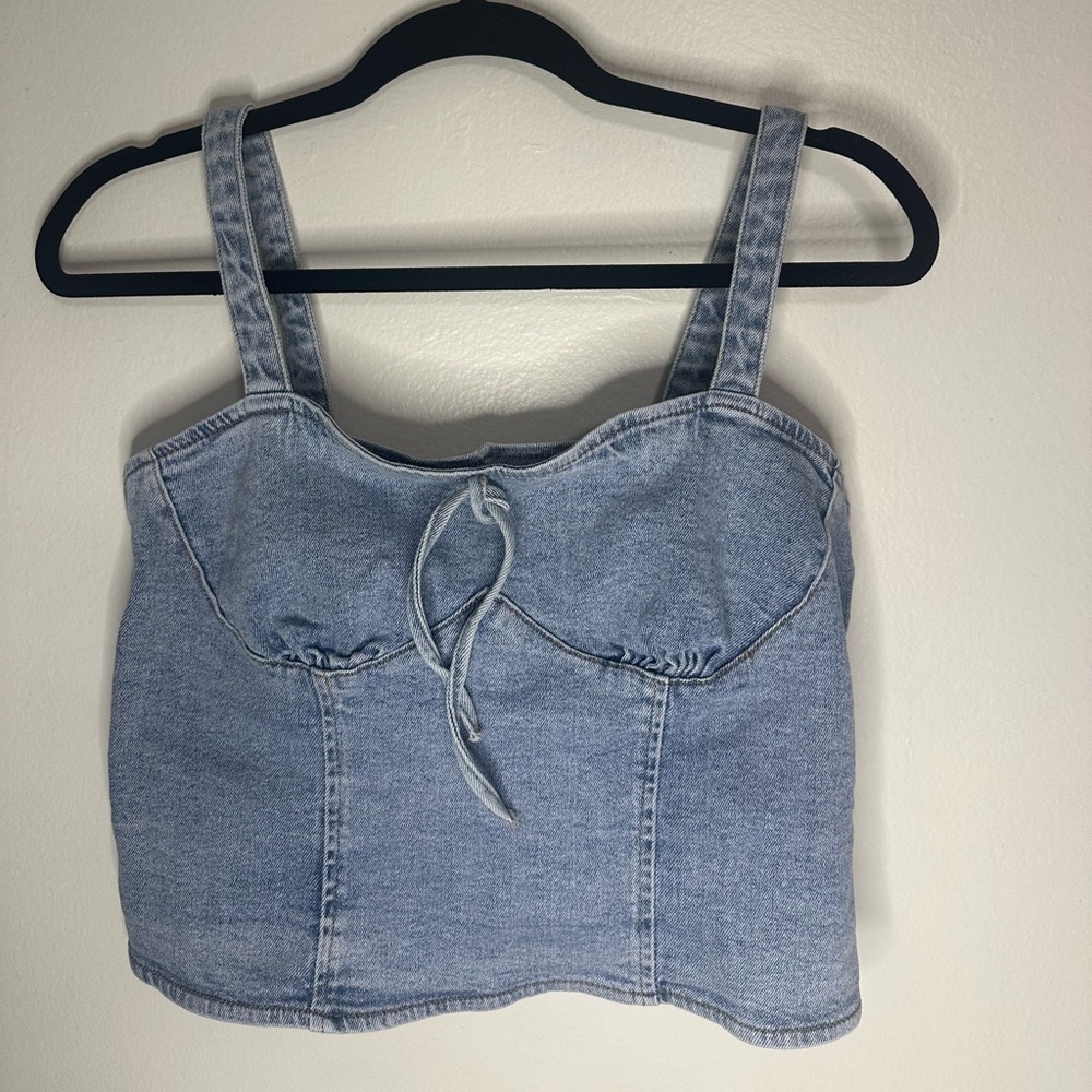 Blue Denim Top